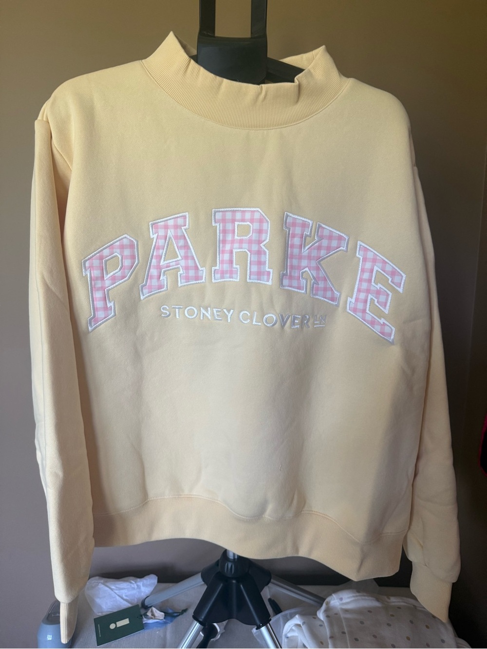 Parke Stoney Clover- Yellow/Pink L/XL NWT